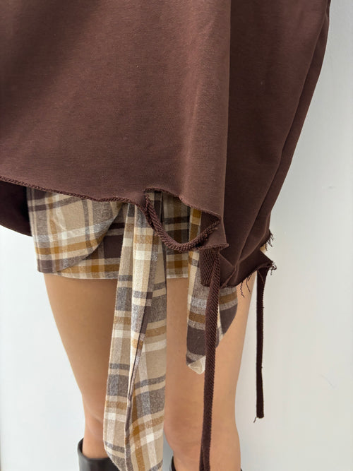 Long Tie Hoodie