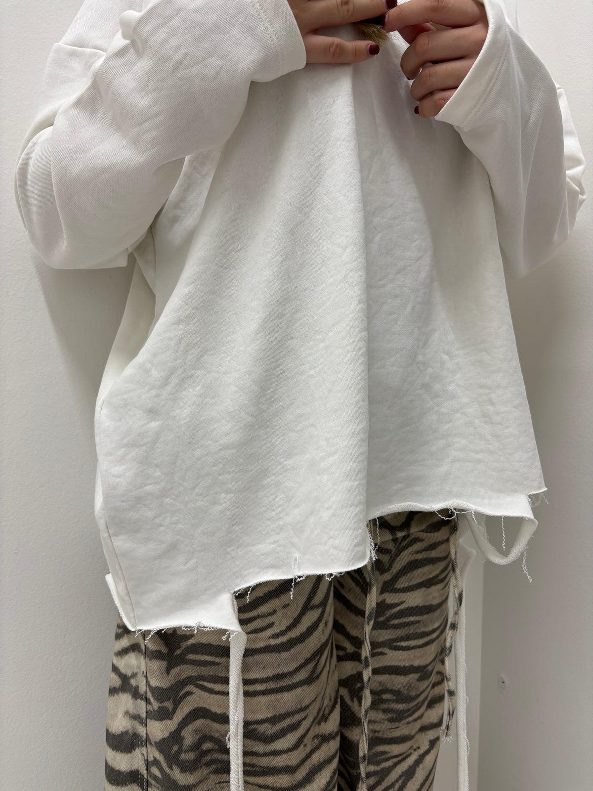 Long Tie Hoodie