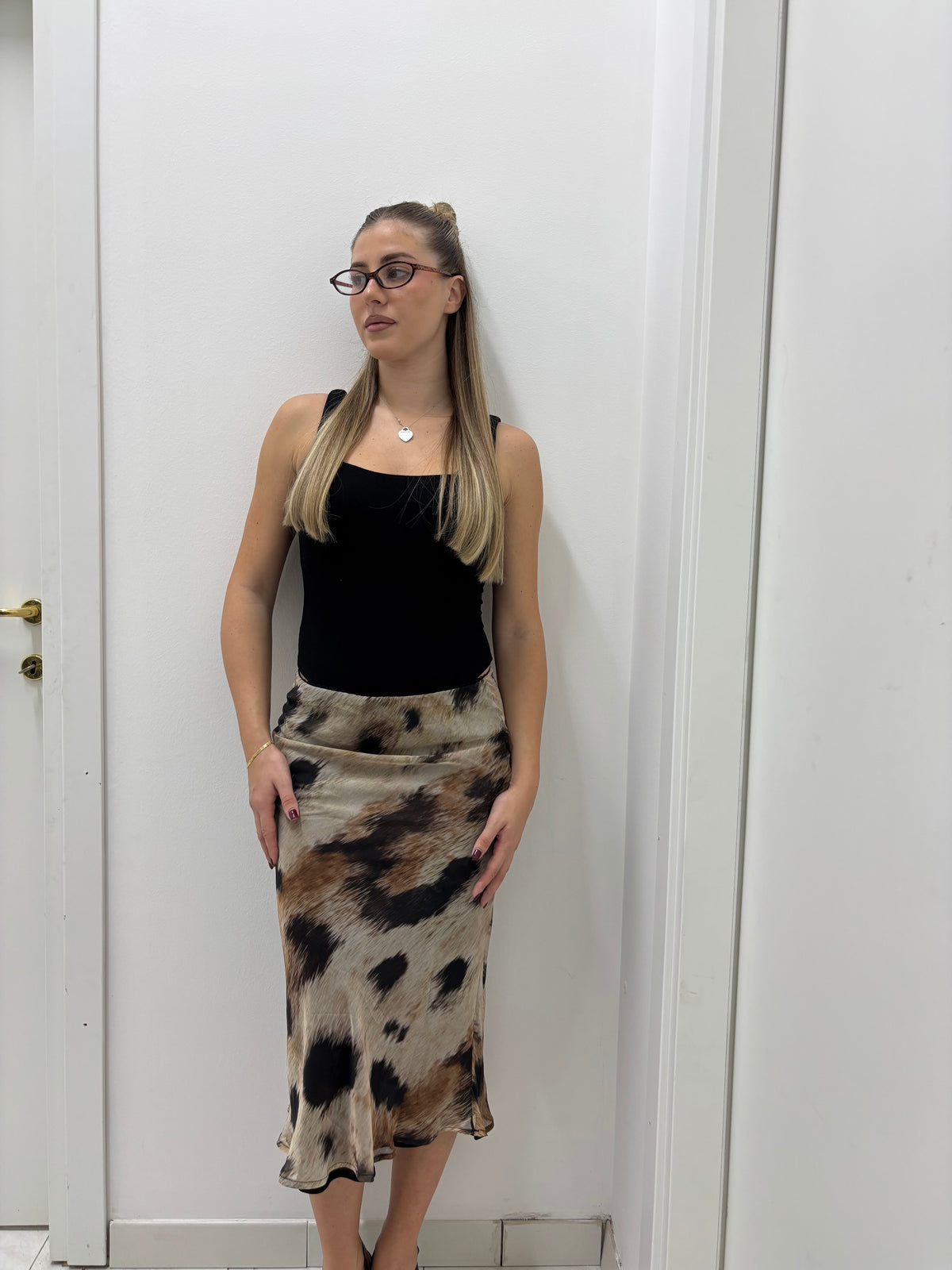 Gonna Midi Animalier