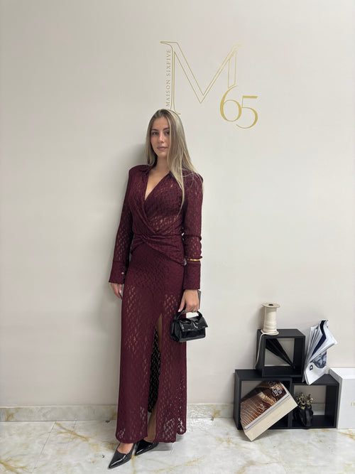 Dress Lace Burgundy