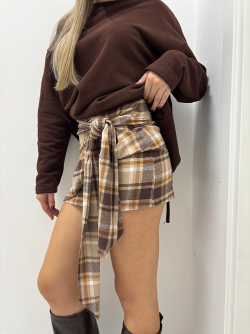 Minigonna Quadri