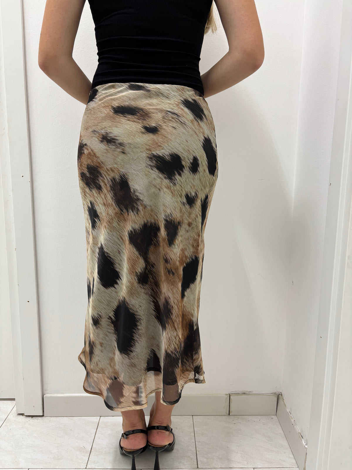 Gonna Midi Animalier
