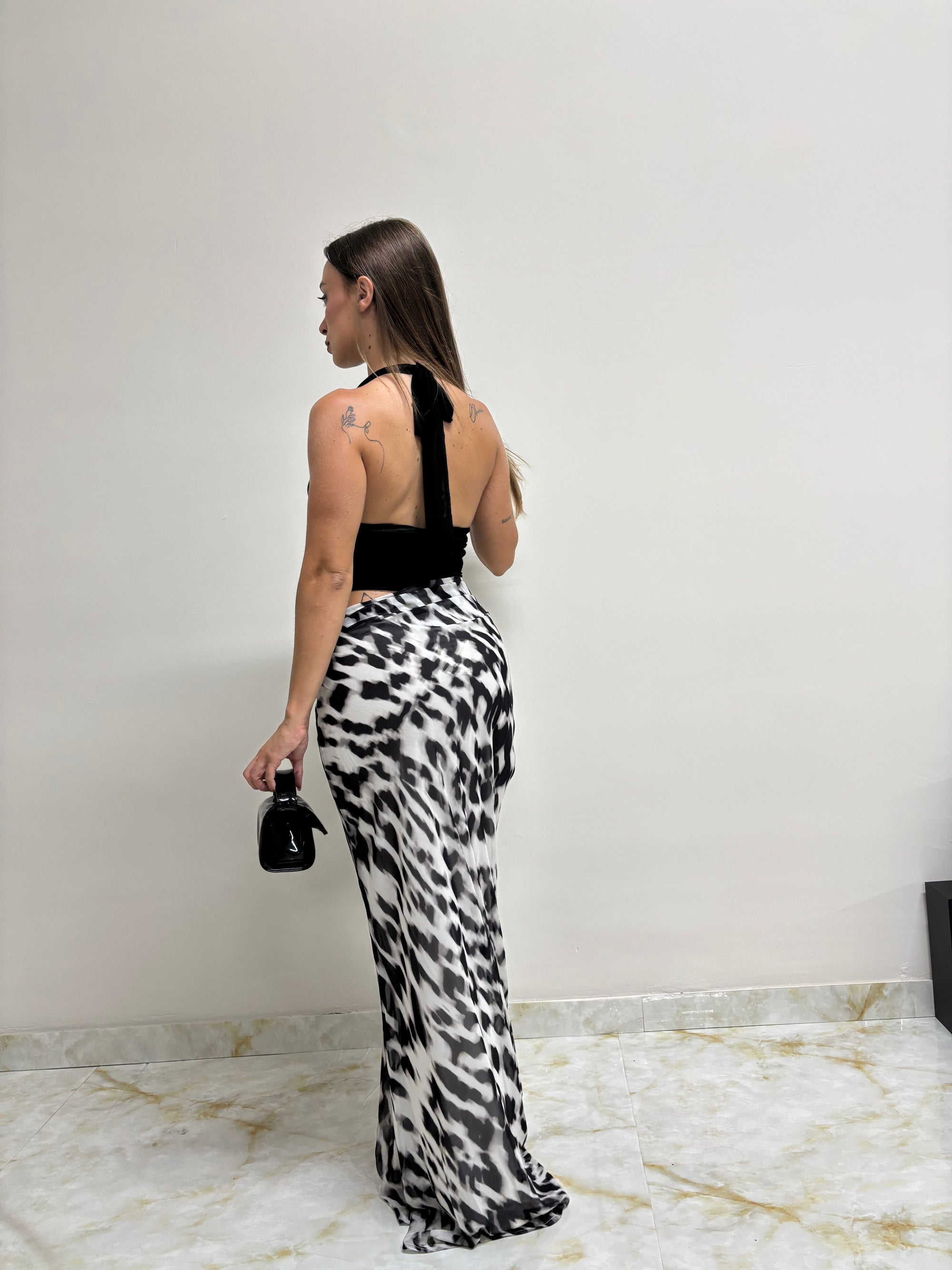 Dress Black Leo