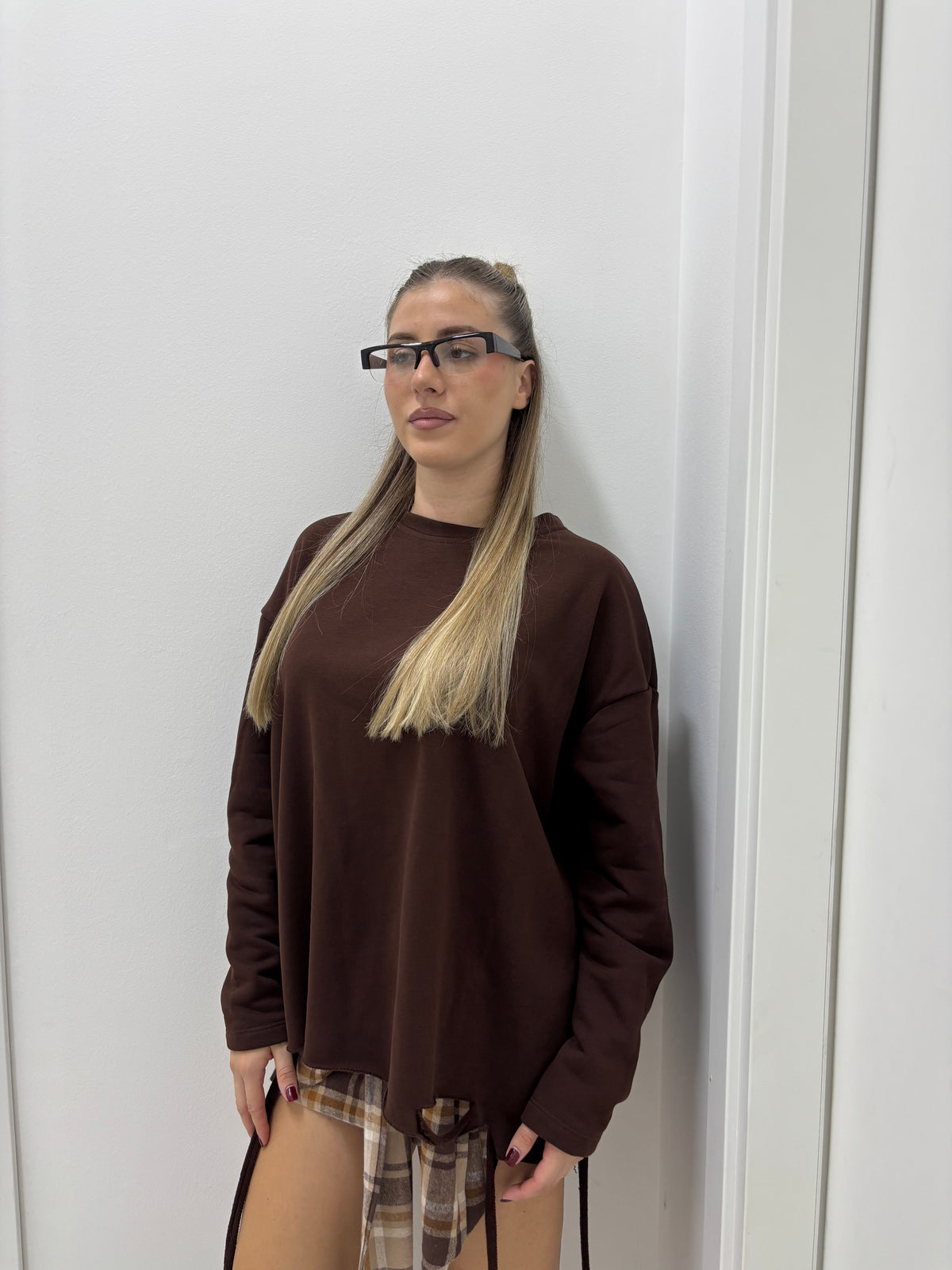 Long Tie Hoodie