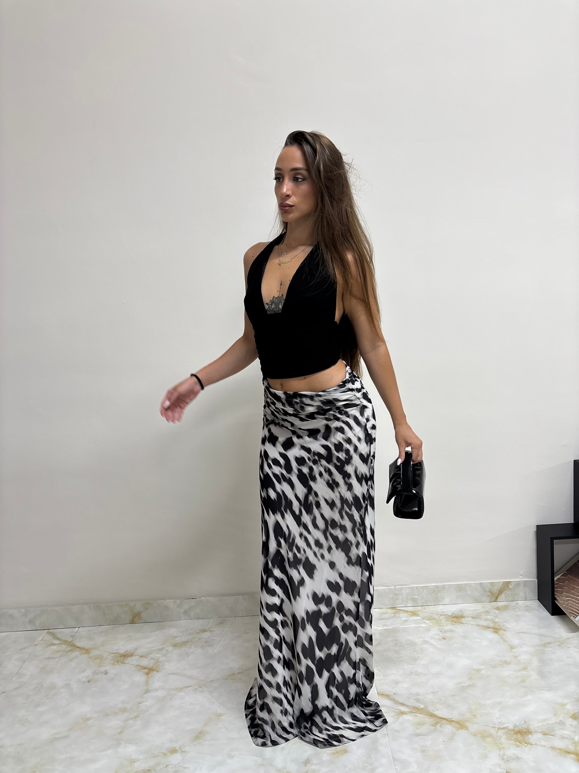 Dress Black Leo